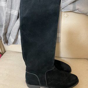 Brand New Black Suede Zip up Ugg Boots